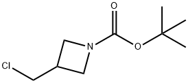 tert-Butyl 3-(chloroMethyl)azetidine-1-carboxylate 结构式