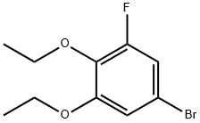 5-BROMO-1,2-DIETHOXY-3-FLUOROBENZENE 结构式