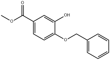 4-(苄氧基)-3-羟基苯甲酸甲酯 结构式