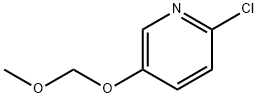 2-氯-5-(甲氧基甲氧基)吡啶 结构式