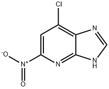 3H-IMIDAZO[4,5-B]PYRIDINE, 7-CHLORO-5-NITRO- 结构式