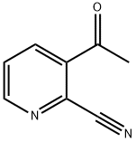 3-乙酰基皮考啉腈 结构式