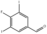 4-氟-3,5-二碘苯甲醛 结构式