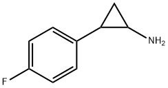 2-(4-氟-苯基)-环丙胺 结构式