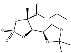 (4S,5R) - 5 - ((R)-2,2-二甲基-1,3-二氧戊环-4-基)-4-甲基-1,3 结构式