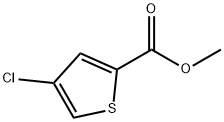 4-氯噻吩-2-甲酸甲酯 结构式