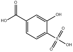 3-Hydroxy-4-sulfobenzoic Acid 结构式