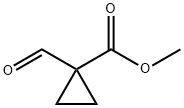 1-甲酰基环丙烷羧酸甲酯 结构式