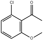 1-(2-氯-6-甲氧基苯基)乙酮 结构式