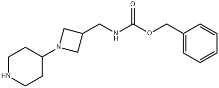 Benzyl ((1-(piperidin-4-yl)azetidin-3-yl)Methyl)carbaMate 结构式