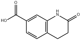 2-氧代-1,2,3,4-四氢喹啉-7-羧酸 结构式