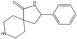 3-phenyl-2,8-diazaspiro[4,5]decan-1-one 结构式