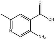 5-氨基-2-甲基-4-羧基吡啶 结构式