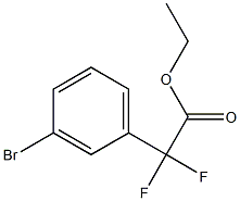 2-(3-溴苯基)-2,2-二氟乙酸乙酯 结构式