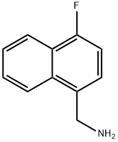 (4-氟萘-1-基)甲胺 结构式
