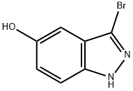 3-溴-1H-吲唑-5-醇 结构式