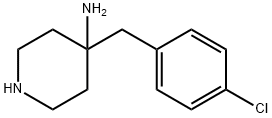 4-(4-CHLOROBENZYL)-4-PIPERIDINAMINE 结构式