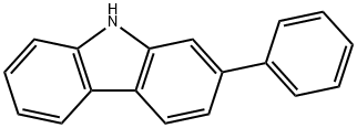 2-苯基咔唑 结构式