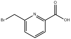 6-(溴甲基)皮考啉酸 结构式