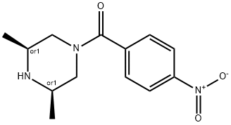 ((3S,5R)-3,5-diMethylpiperazin-1-yl)(4-nitrophenyl)Methanone 结构式