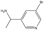 1-(5-溴-3-吡啶基)乙胺 结构式