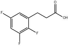 3-(2,3,5-三氟苯基)丙酸 结构式