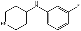 N-(3-氟苯基)哌啶-4-甲胺 结构式