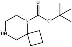 5,8-二氮杂螺[3,5]壬烷-5-羧酸叔丁酯 结构式