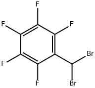 1-(二溴甲基)-2,3,4,5,6-五氟苯 结构式
