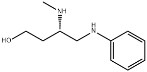 (S)-3-(甲基氨基)-4-(苯基氨基)-1-丁醇 结构式