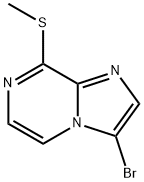 3-溴-8-(甲基硫烷基)咪唑并[1,2-A]吡嗪 结构式