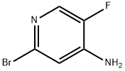 2-溴-5-氟-4-氨基吡啶 结构式