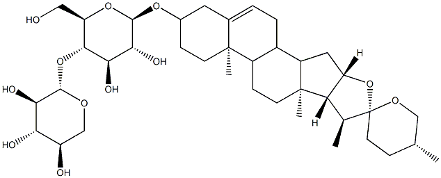 麦冬皂苷 A 结构式