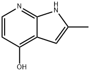 4-Hydroxy-2-Methyl-7-azaindole 结构式