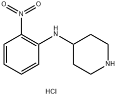 (2-硝基-苯基)-哌啶-4-基-胺盐酸盐 结构式