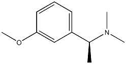 (S)-N-[1-(3-甲氧基苯基)乙基]-N,N-二甲基胺 结构式