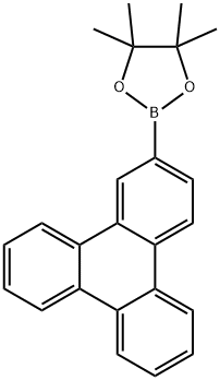 (三亚苯-2-基)硼酸频哪醇酯 结构式