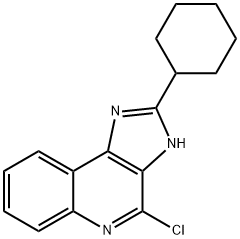 4-氯-2-环己基-1H-咪唑并[4,5-C]喹啉 结构式