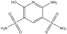 2-AMino-6-hydroxypyridine-3,5-disulfonaMide 结构式