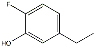 5-乙基-2-氟苯酚 结构式