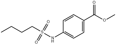 Methyl 4-(butane-1-sulfonaMido)benzoate 结构式