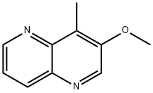 3-甲氧基-4-甲基-1,5-萘啶 结构式