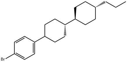 4-溴-1-[反式-4-(反式-4-丙基环己基)环己基]苯 结构式