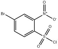 4-溴-2-硝基苯-1-磺酰氯 结构式