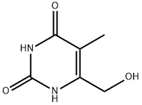 6-(羟甲基)-5-甲基嘧啶-2,4-二醇 结构式