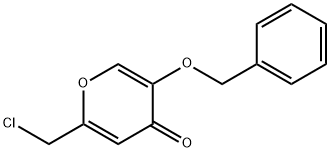 5-benzyloxy-2-(chloroMethyl)-4H-pyran-4-one 结构式