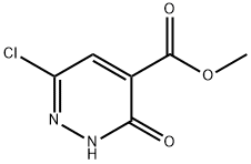 3-氧代-6-氯-2,3-二氢哒嗪-4-甲酸甲酯 结构式