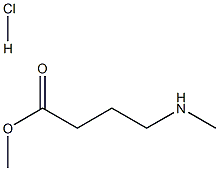 4-(甲基氨基)丁酸盐酸盐甲基 结构式