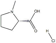 1-甲基-L-脯氨酸盐酸盐 结构式