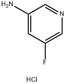 3-PYRIDINAMINE, 5-FLUORO-, MONOHYDROCHLORIDE 结构式